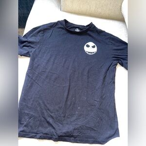 Disney Nightmare before Christmas graphic short sleeve T-shirt Jack skellington